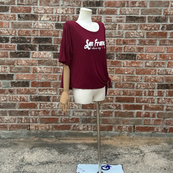 San Francisco: Where My Heart Belongs red tee / XL / Excellent condition - Picture 8 of 15